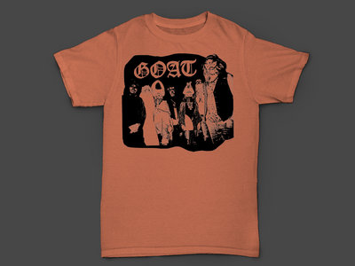 GOAT 2024 - Black Print on Orange T-Shirt main photo