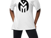 Large Unisex performance crew neck t-shirt (front and back logo) photo 