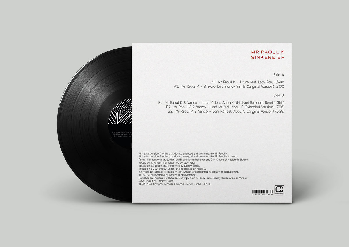 Sinkere EP | Mr Raoul K | Compost Records
