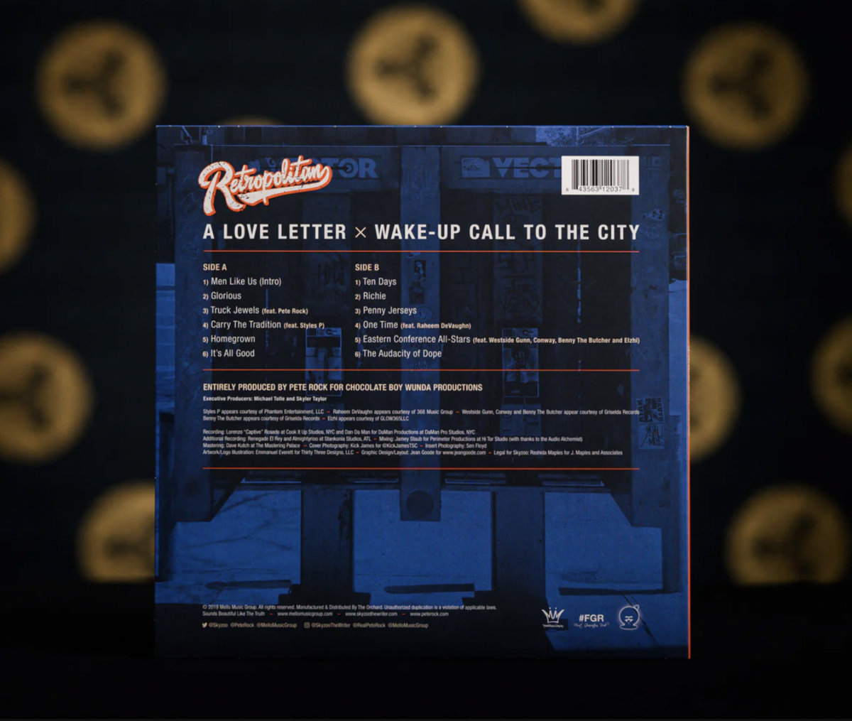 Skyzoo & Pete Rock - Retropolitan (Blue Vinyl) '19 LP US ORG