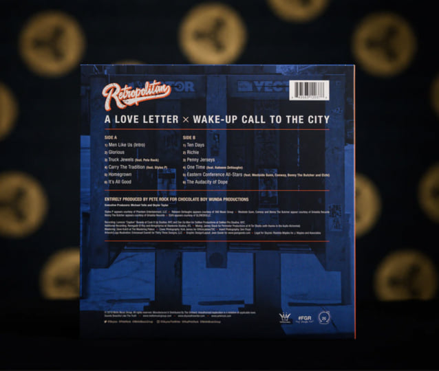 Skyzoo & Pete Rock - Retropolitan (Blue Vinyl) '19 LP US ORG
