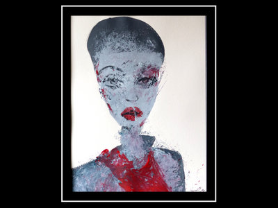 Elegance - Original Painting by Andy Schwarz - Acrylics on paper - 30x40 main photo