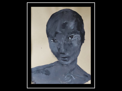 Stranger To Myself - Original Painting by Andy Schwarz - Acrylics on paper - 30x40 main photo