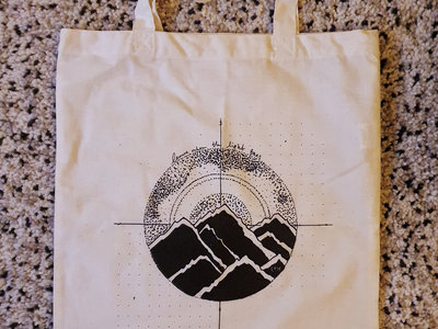 Leave When The Light Goes - Organic Eco Tote Bag - Hand Drawn main photo