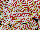 ♥ GOJII ♥ - LOGO STICKER (RED/YELLOW VARIANT)