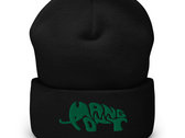 Mang Ont-Beanie, embroided white, purple, red  and green logo photo 
