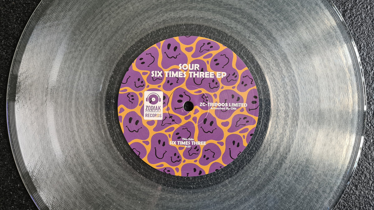 TRIPLE  レコード　Record ZC-TRIP003 - Six Times Three | SOUR | Zodiak Commune Records