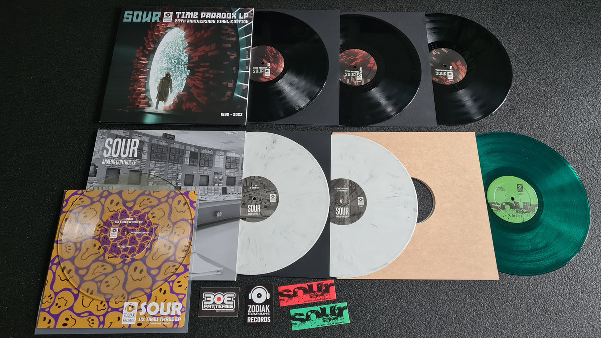 ZC-TRIP003 - Six Times Three | SOUR | Zodiak Commune Records