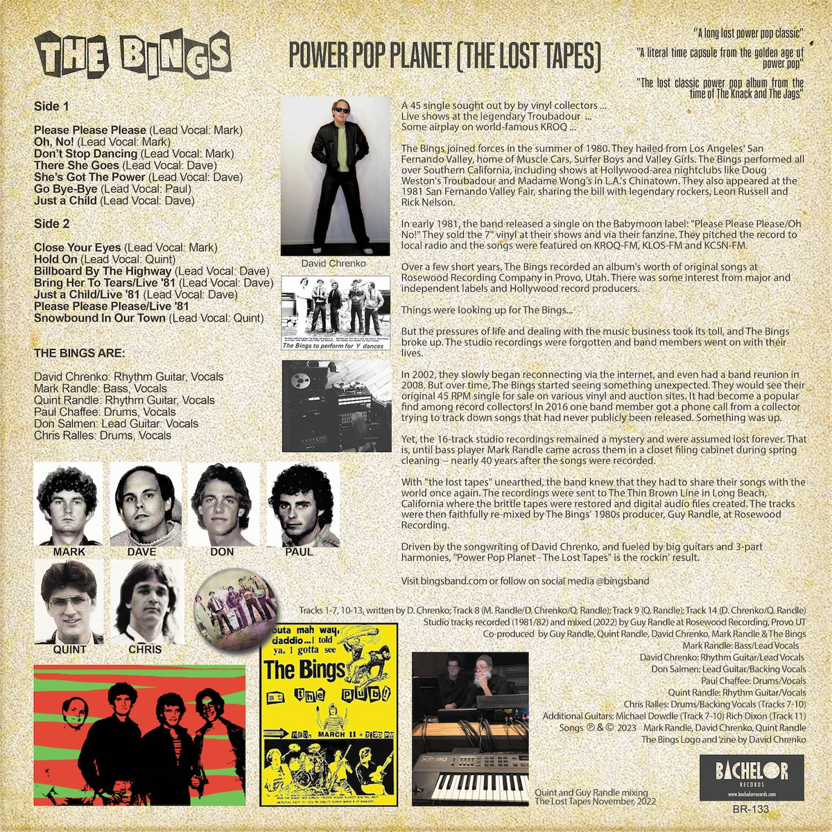 Power Pop Planet (The Lost Tapes) | The Bings