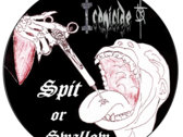 ICONICIDE "SPIT OR SWALLOW" PIN photo 
