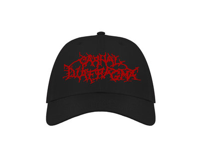 Only pre-order Carnal Diafragma - cap  red embroidery main photo