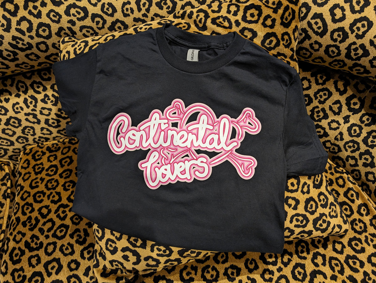 Continental Lovers 'neon sign' logo Tee shirt + *FREE DOWNLOAD ...
