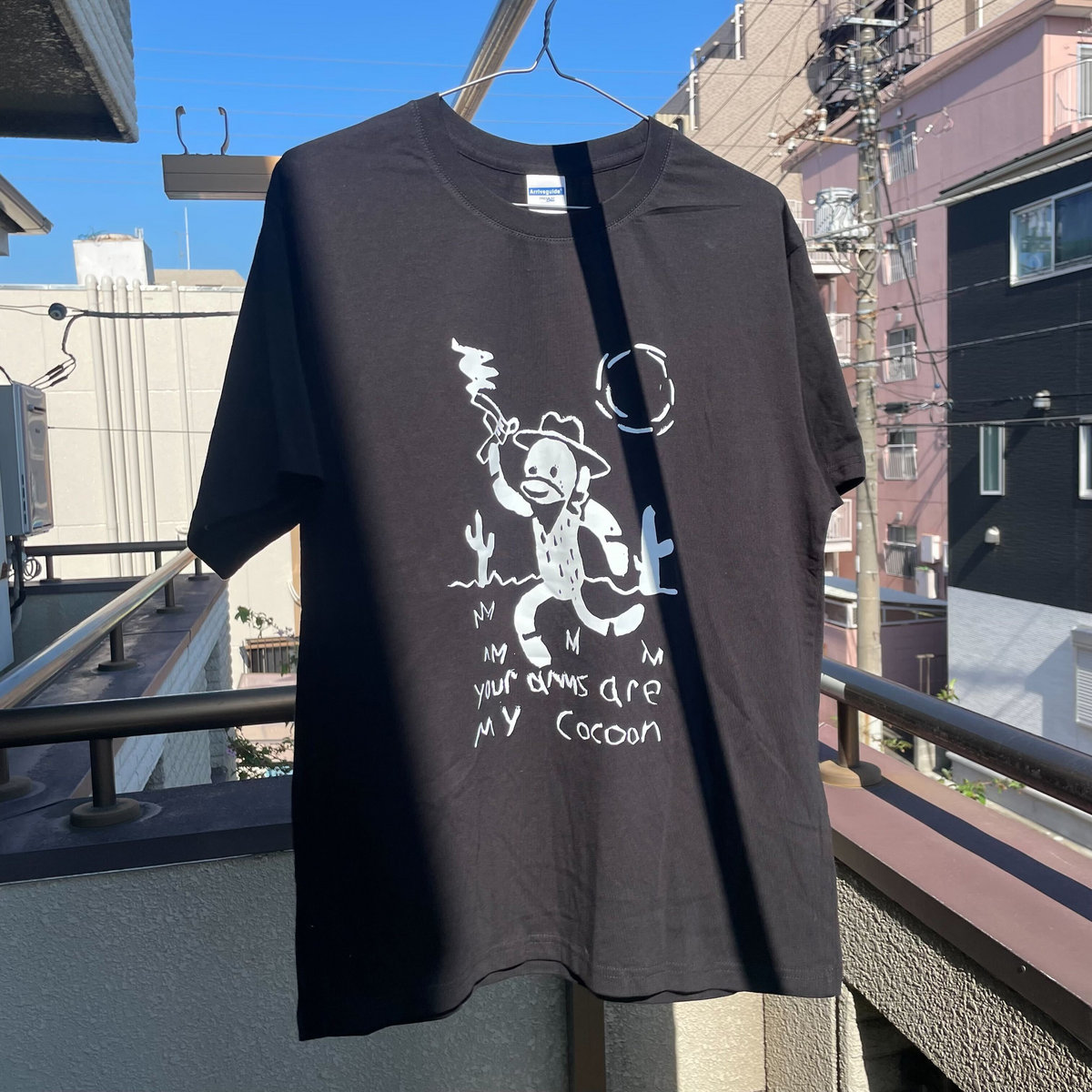 Your Arms Are My Cocoon - Monkey Tee (Ringer/Black) | ungulates