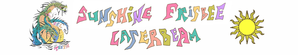 Sunshine Frisbee Laserbeam — Photo
