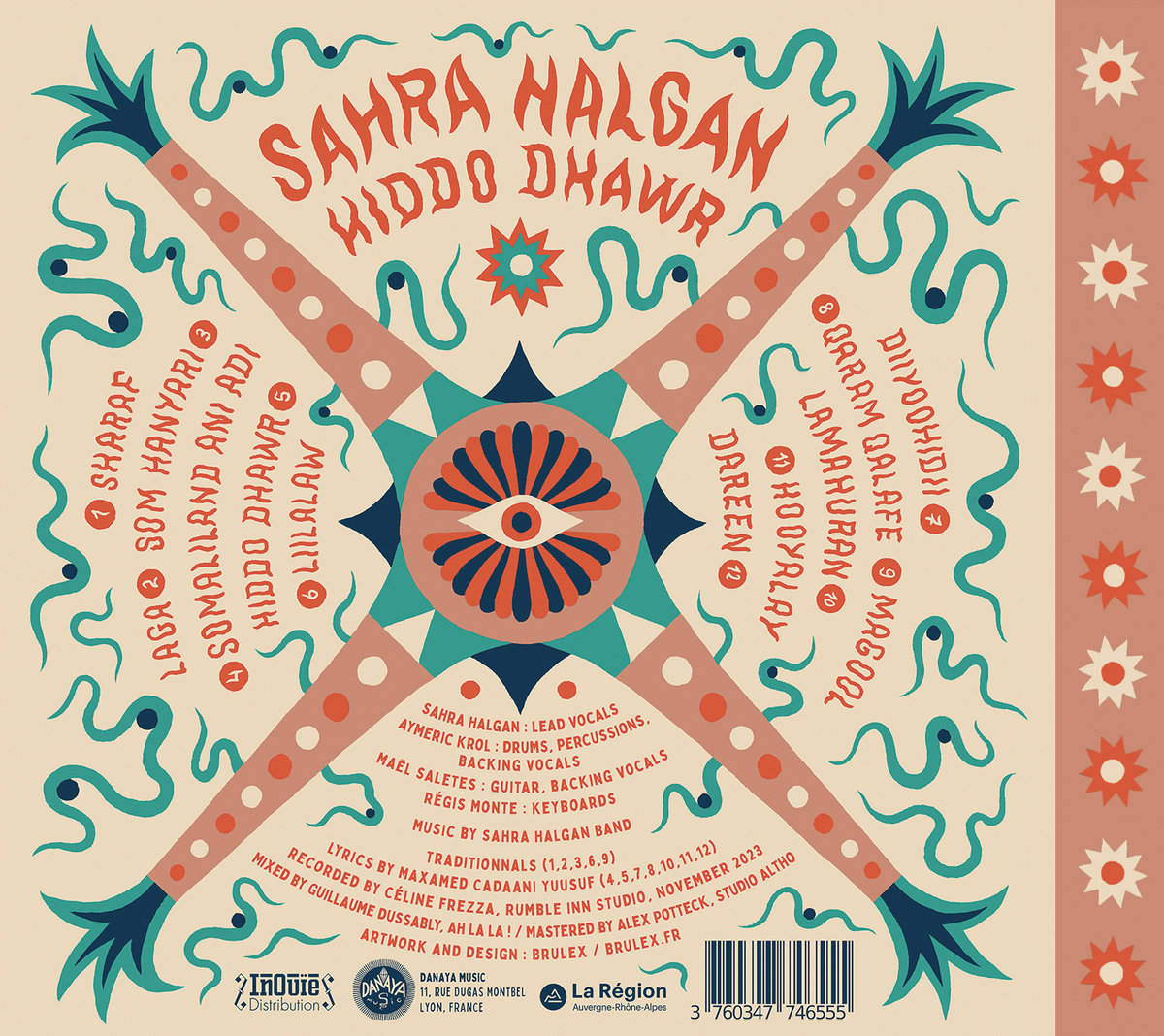 仏LP Sahra Halgan Hiddo Dhawr DNA001VN La Region /00260 Hiddo Dhawr – Vinyl LP – Mr Bongo