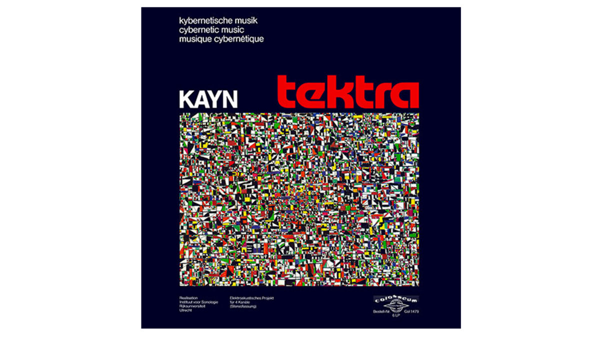 Original Tektra 6 LP box (1984) | Roland Kayn