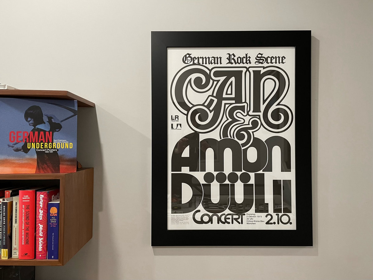 C105 Confeito「Wiedersehen Feiern. Vol.2」 Can & Amon Düül II 1973 Munich Concert Poster Reprint