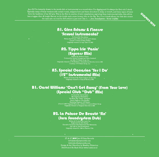 Instrumental Dubs #1 (2024 Edition) | Isle Of Jura