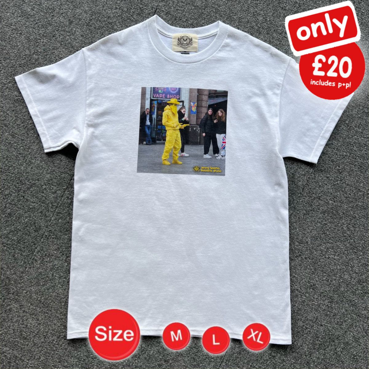 bassline music tee | C.R.A.P Records