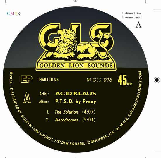 Acid Klaus - P.T.S.D By Proxy (GLS018) | Golden Lion Sounds