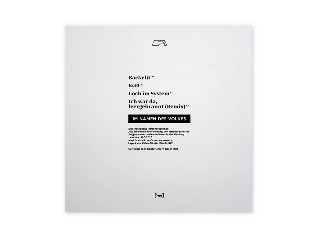 洋楽 Volkszorn Im Namen des Volkes CD loch im system | im namen des volkes | ant-zen