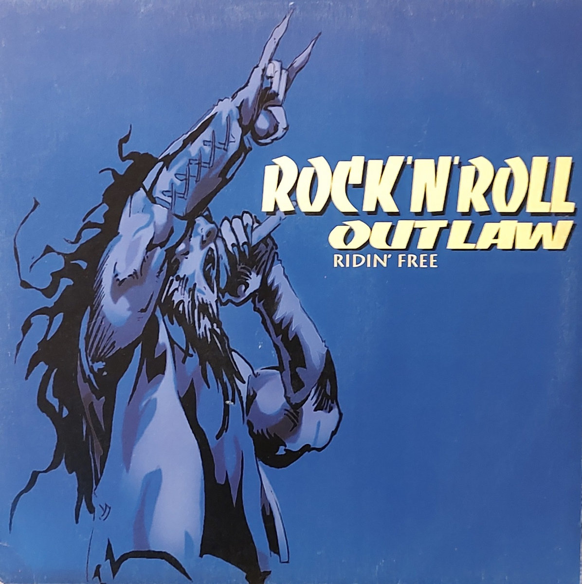 The Rock N Roll Outlaw LP Euro Version Blue Vinyl