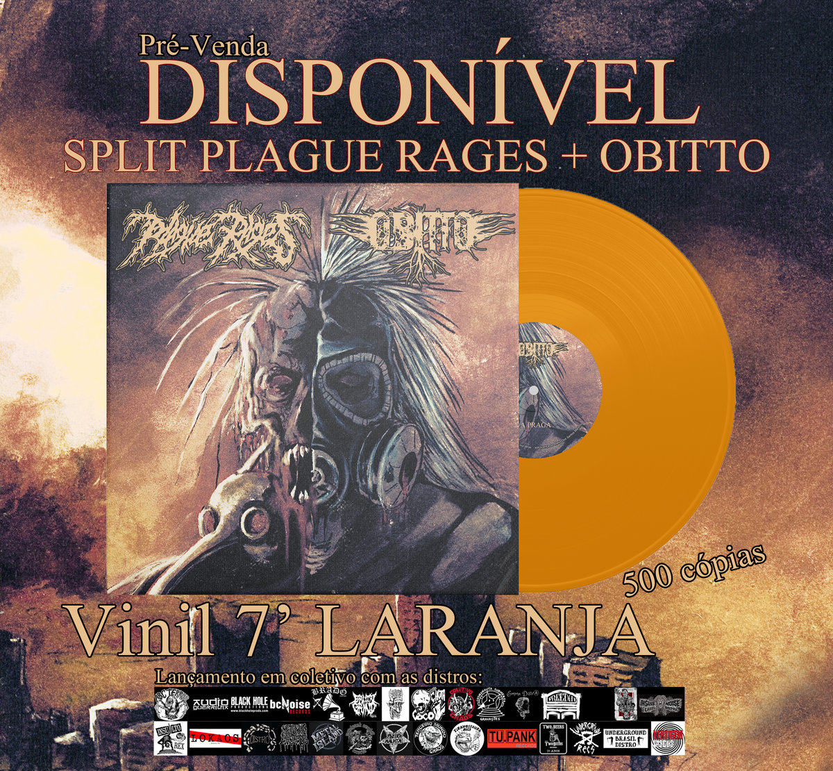 SPLIT PLAGUE RAGES & OBITTO | OBITTO, Plague Rages | OBITTO
