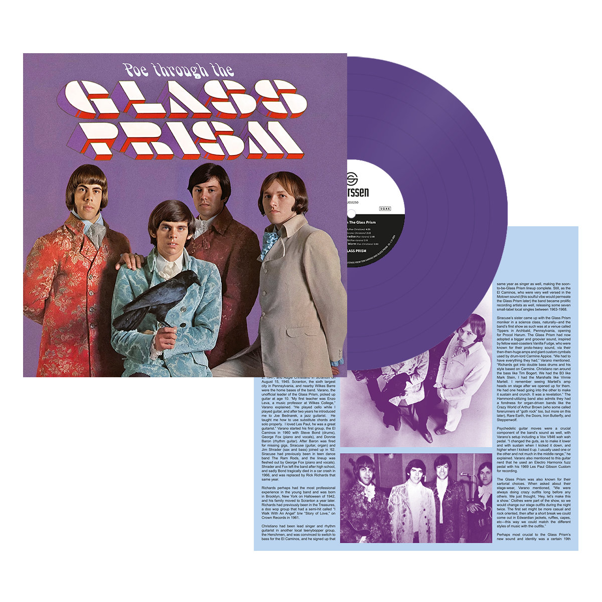 THE GLASS PRISM - Poe Through The... (Purple LP) | Guerssen Records