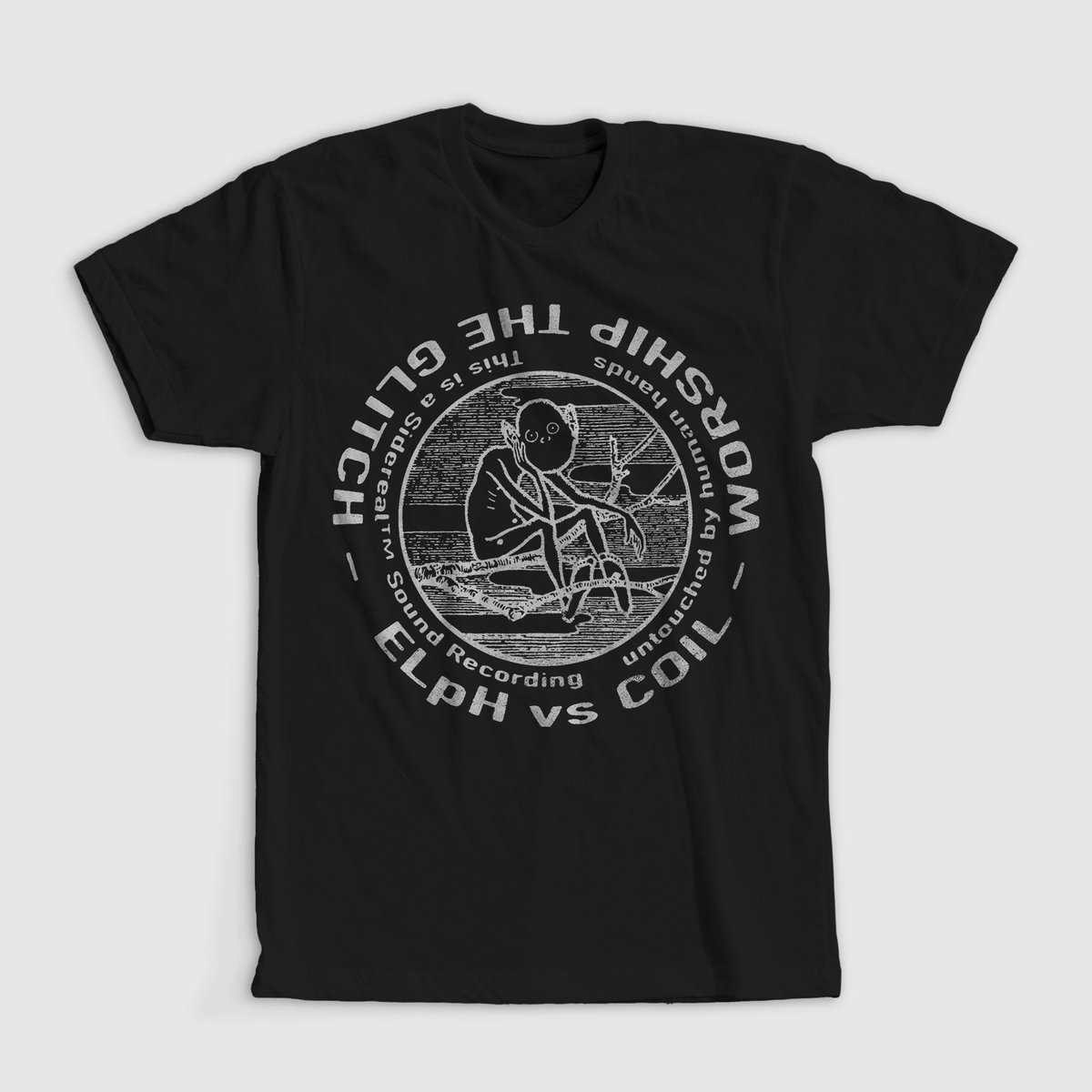 Coil Worship The Glitch Black T Shirt Coil