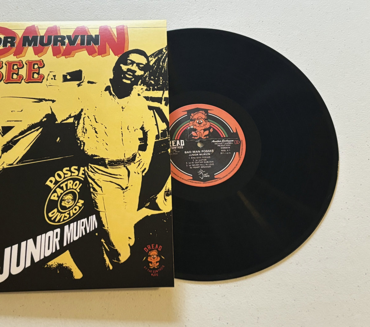 英12” Junior Murvin Bad Man Posse DATCD009 Dread At The Control /00250 Junior Murvin - Bad Man Possee (Vinyl) | Music On Vinyl