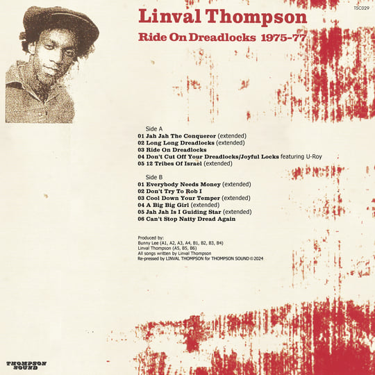 ジャマイカLP Linval Thompson Dont Cut Off Your Dread Locks BSMT014 Justice /00260 Linval Thompson – Don't Cut Off Your Dreadlocks (Anthology