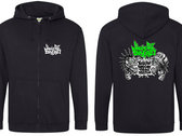 Healer of Bastards - ZIP HOODIE WITH FRONT AND BACK PRINT - HOB ZOMBIES