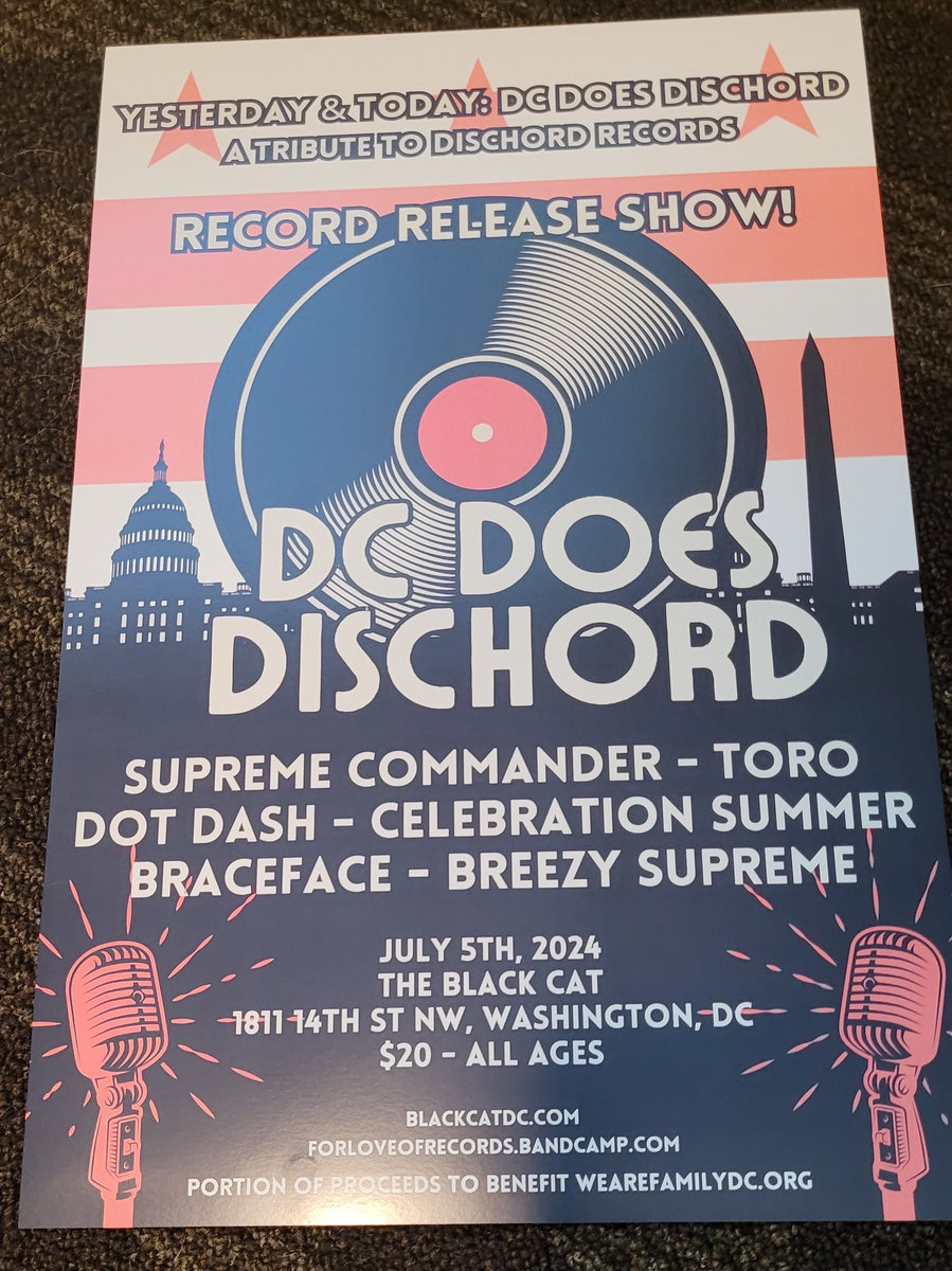 Limited Edition Numbered DC Does Dischord Record Release Poster | For ...