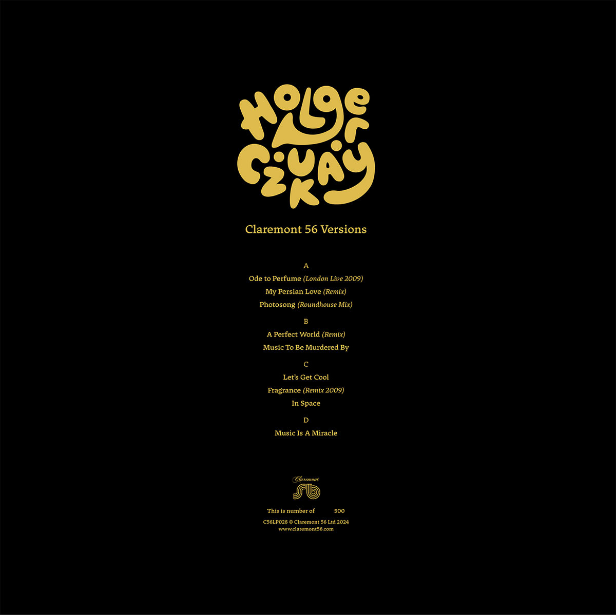 The Claremont 56 Versions | Holger Czukay | Claremont 56