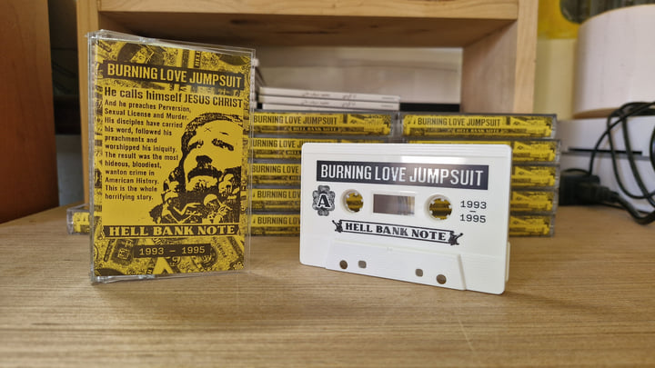 Burning Love Jumpsuit - Hell Bank Note (1993 - 1995) | Nyahh Records