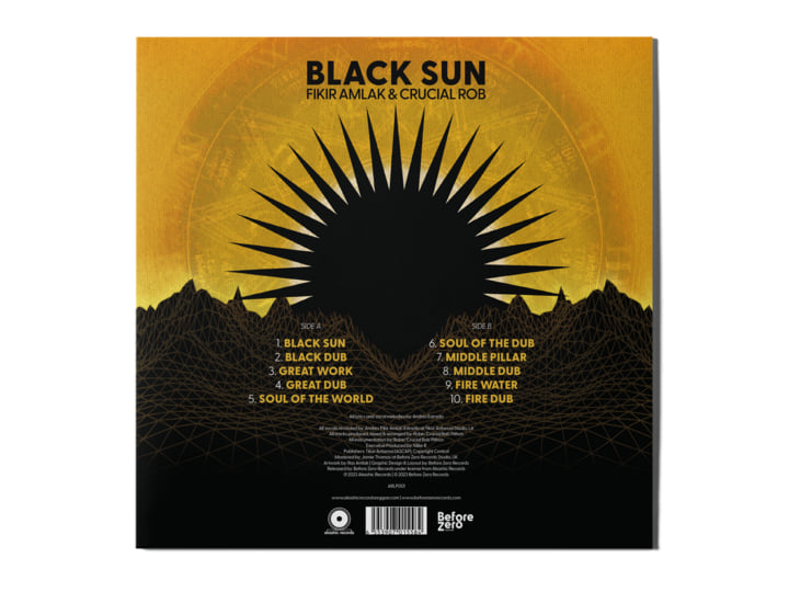 英LP Fikir Amlak, Crucial Rob Black Sun ARLP001 Akashic /00250 BLACK SUN | Fikir Amlak, Crucial Rob, Akashic Records | I-Roots