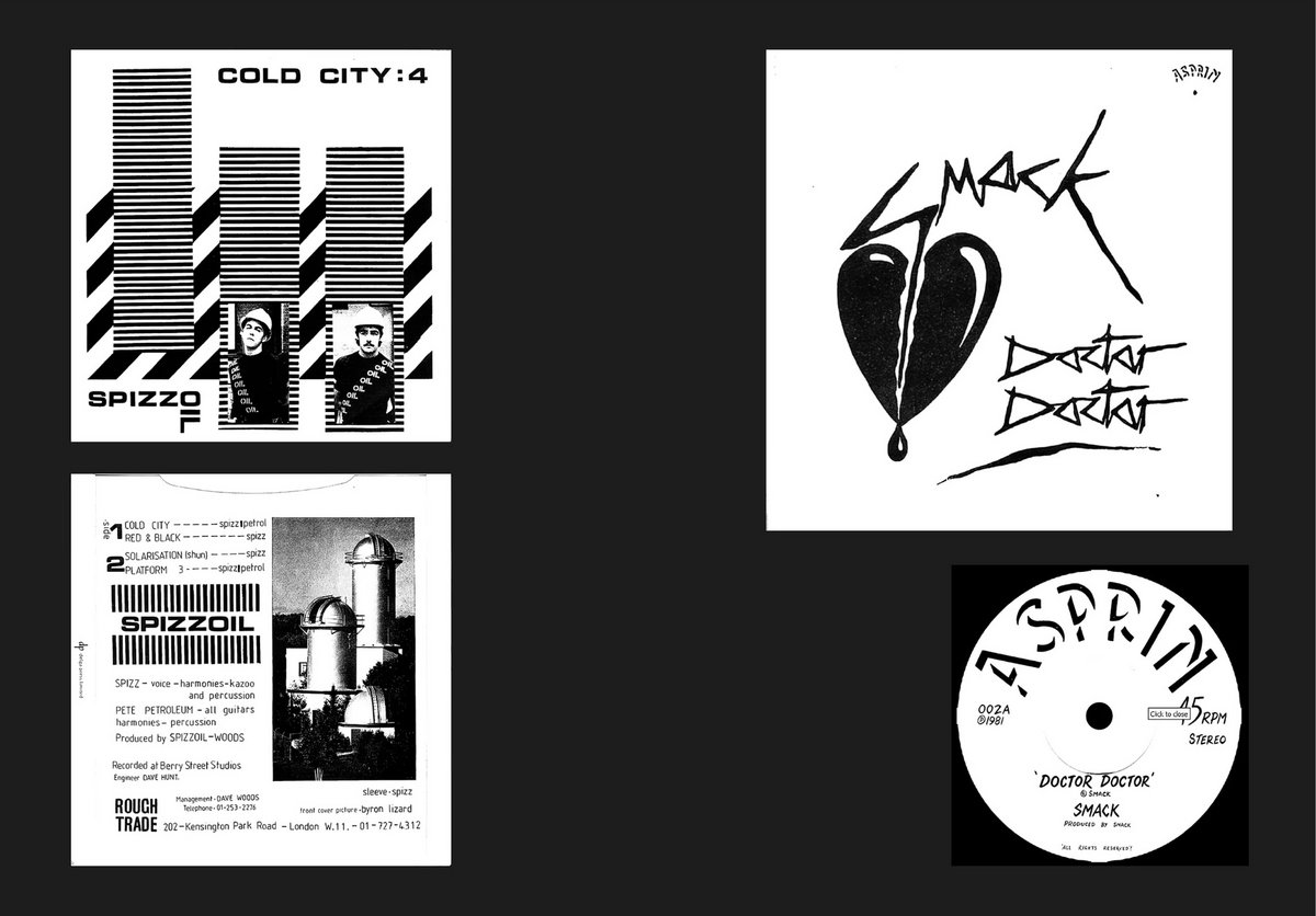 New Wave & PostPunk tape and vinyl graphics from 1980 to 2000