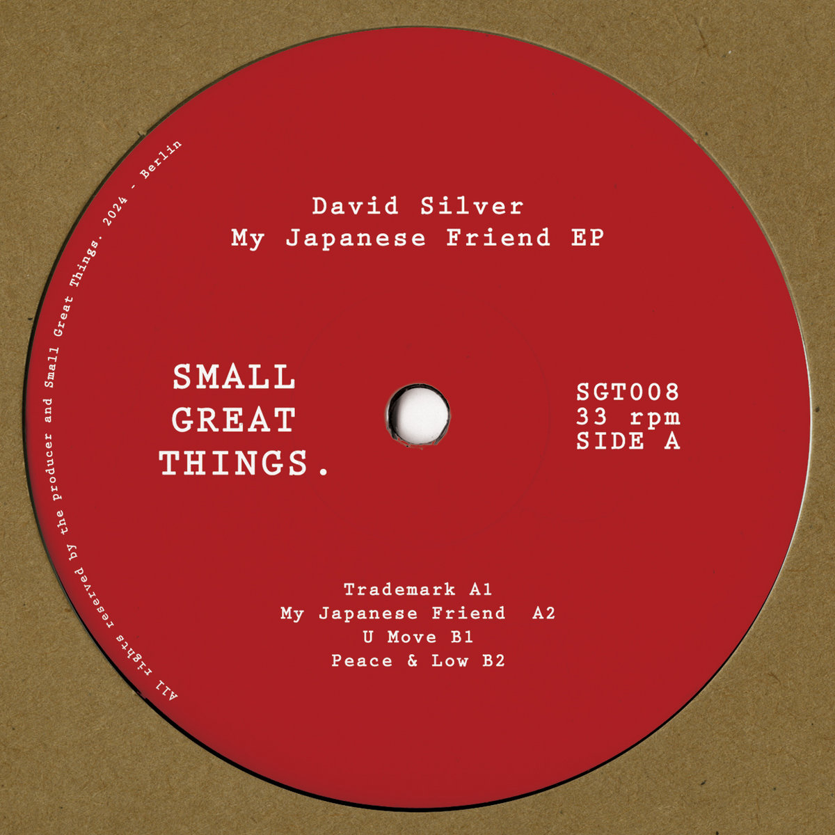 David Silver / My Japanese Friend EP David Silver / My Japanese Friend EP