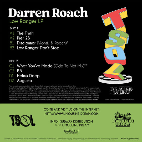 Low Ranger LP | Darren Roach | Limousine Dream