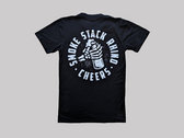 Smoke Stack Rhino - 'Cheers' Double-Sided Tee - Black