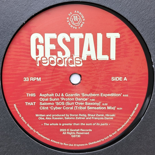 Anniversary Sampler 05 (GST30) | Various | Gestalt Records