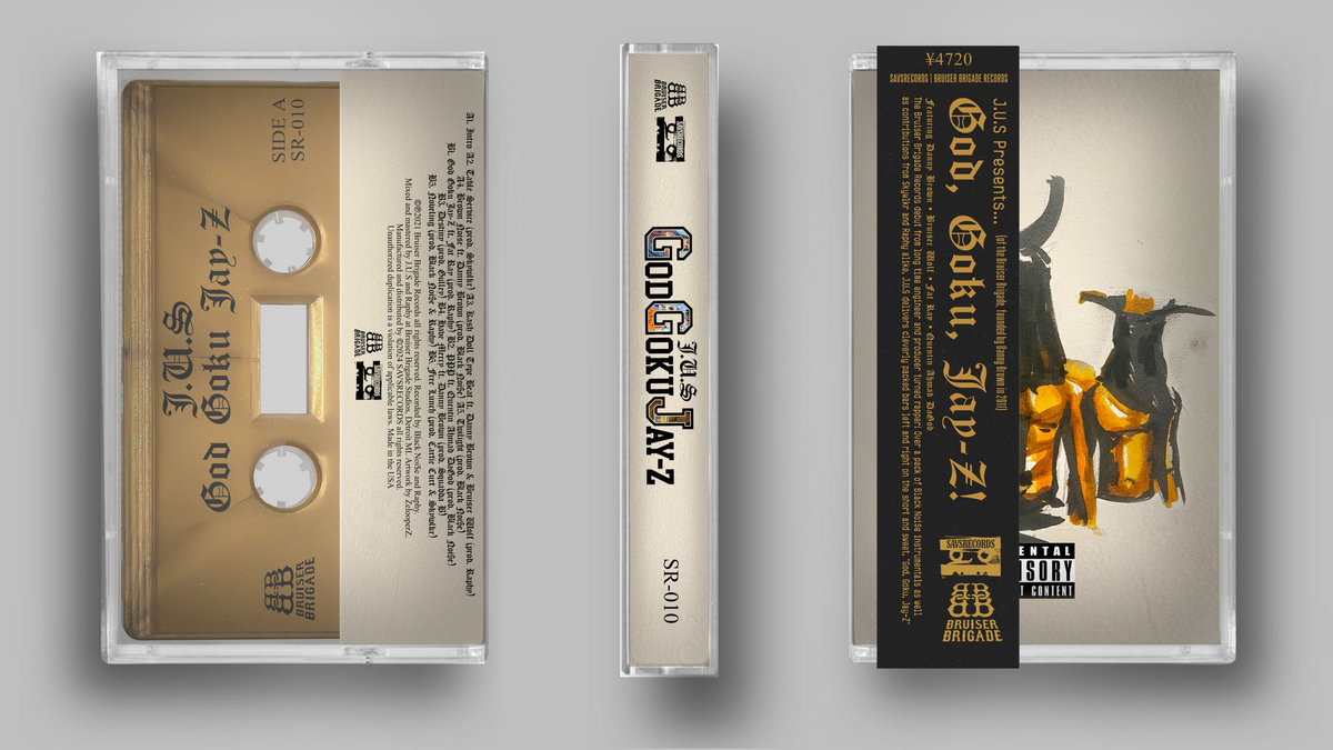 "GOD GOKU JAY-Z" Limited Gold Cassette w/Obi Strip & Card.