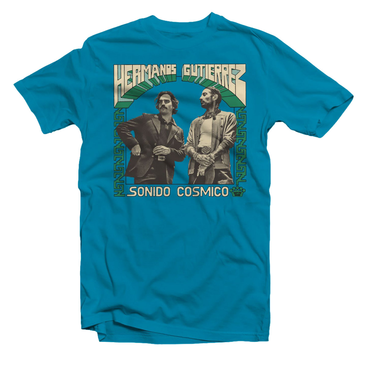 Sonido Cosmico Turquoise Tee | Hermanos Gutiérrez