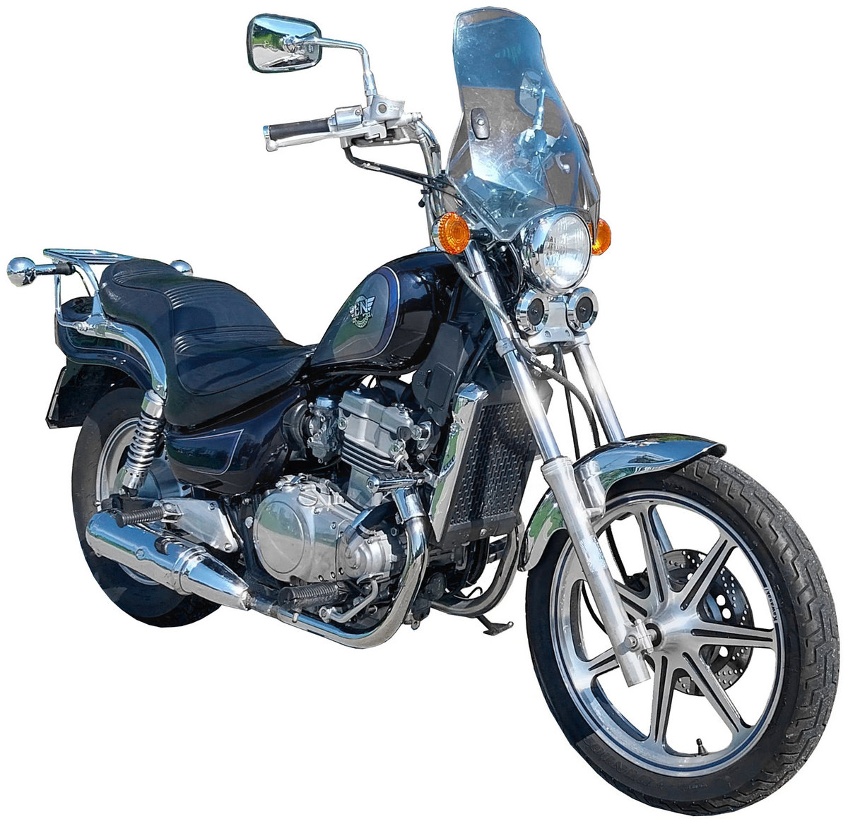 Kawasaki EN 500 1990 cruiser motorcycle photo detail