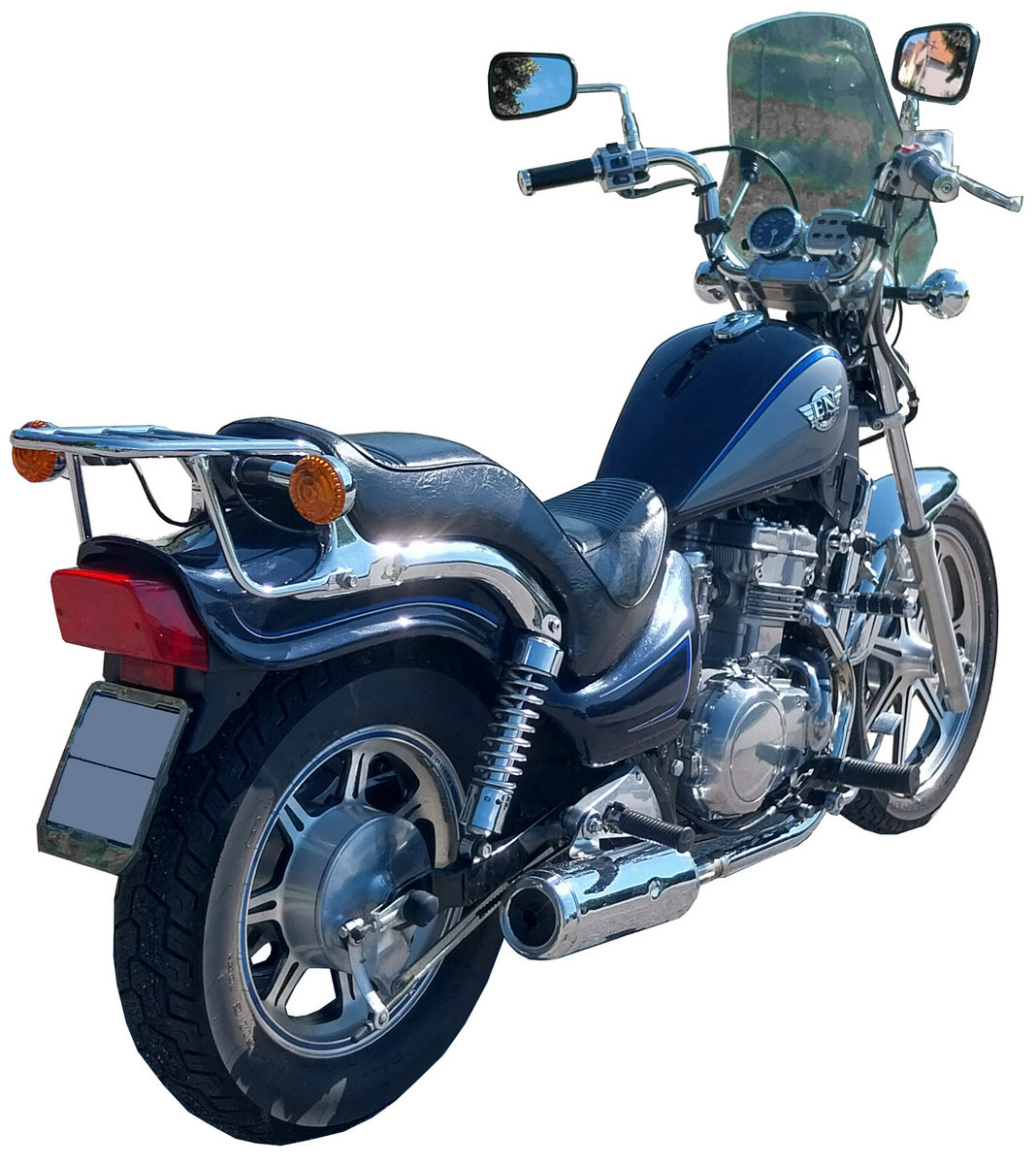 Kawasaki EN 500 1990 cruiser motorcycle photo detail