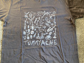 tummyache - Screen Printed Tee Shirt [Dark Gray or Forest Green]