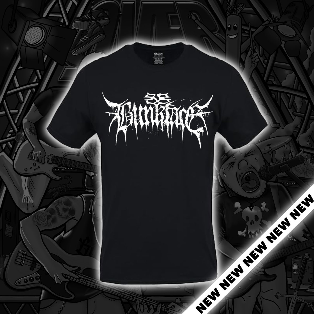 ◆BADBLOOD Dark Classic Logo T-Shirt◆ Badblood Royal Classic T-Shirt Black – BBGSHOPHK
