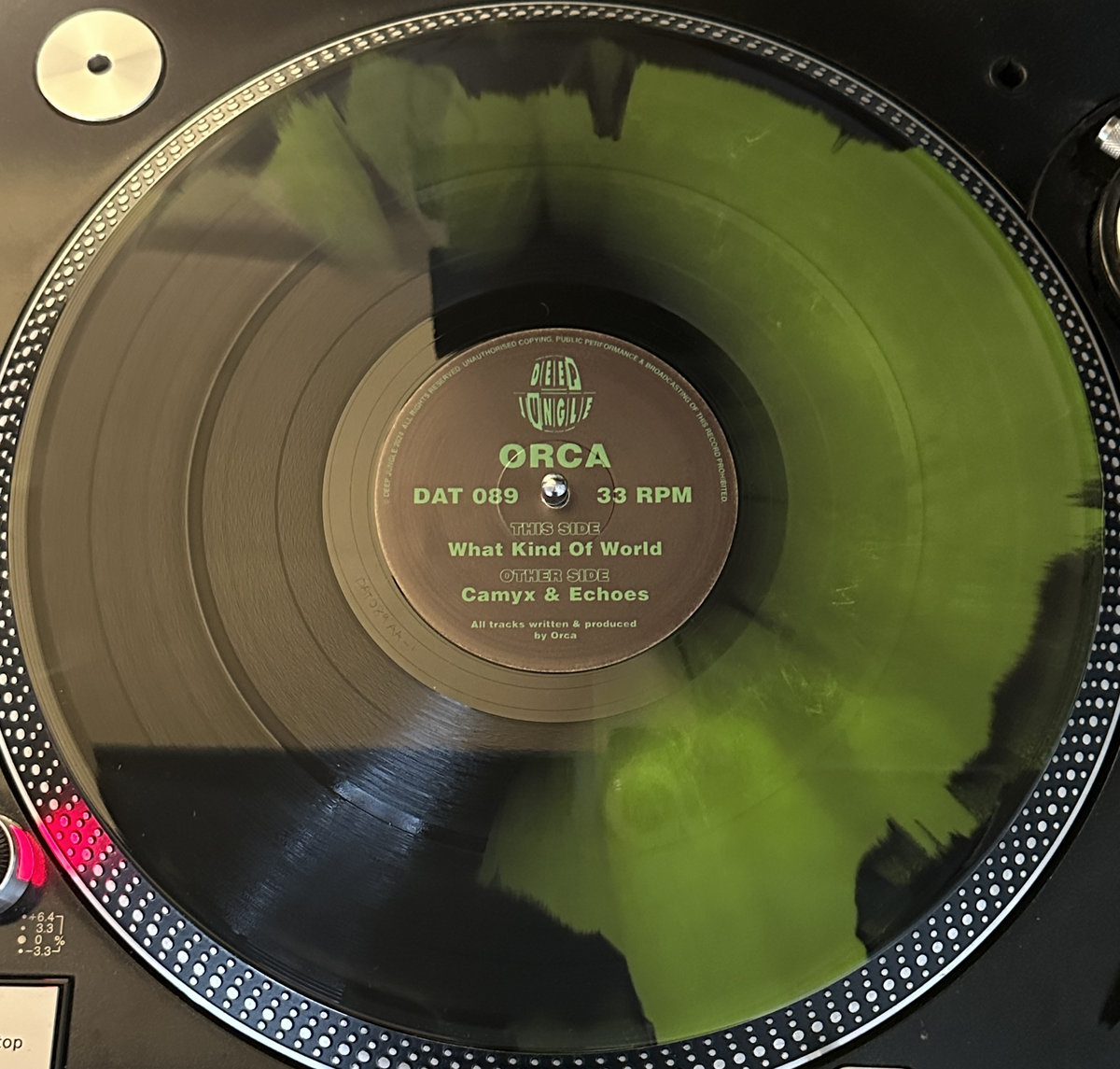 [未使用品 レコード再販黒盤]　comings　WHALE LIVING DAT089 Orca - What Kind Of World / Camyx / Echoes | Orca | Deep