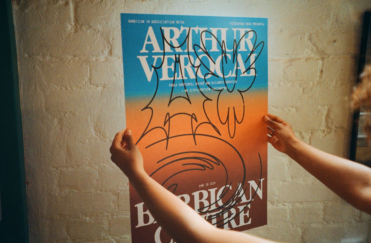 A2 Poster — Arthur Verocai, Live at Barbican Centre (June 2024)