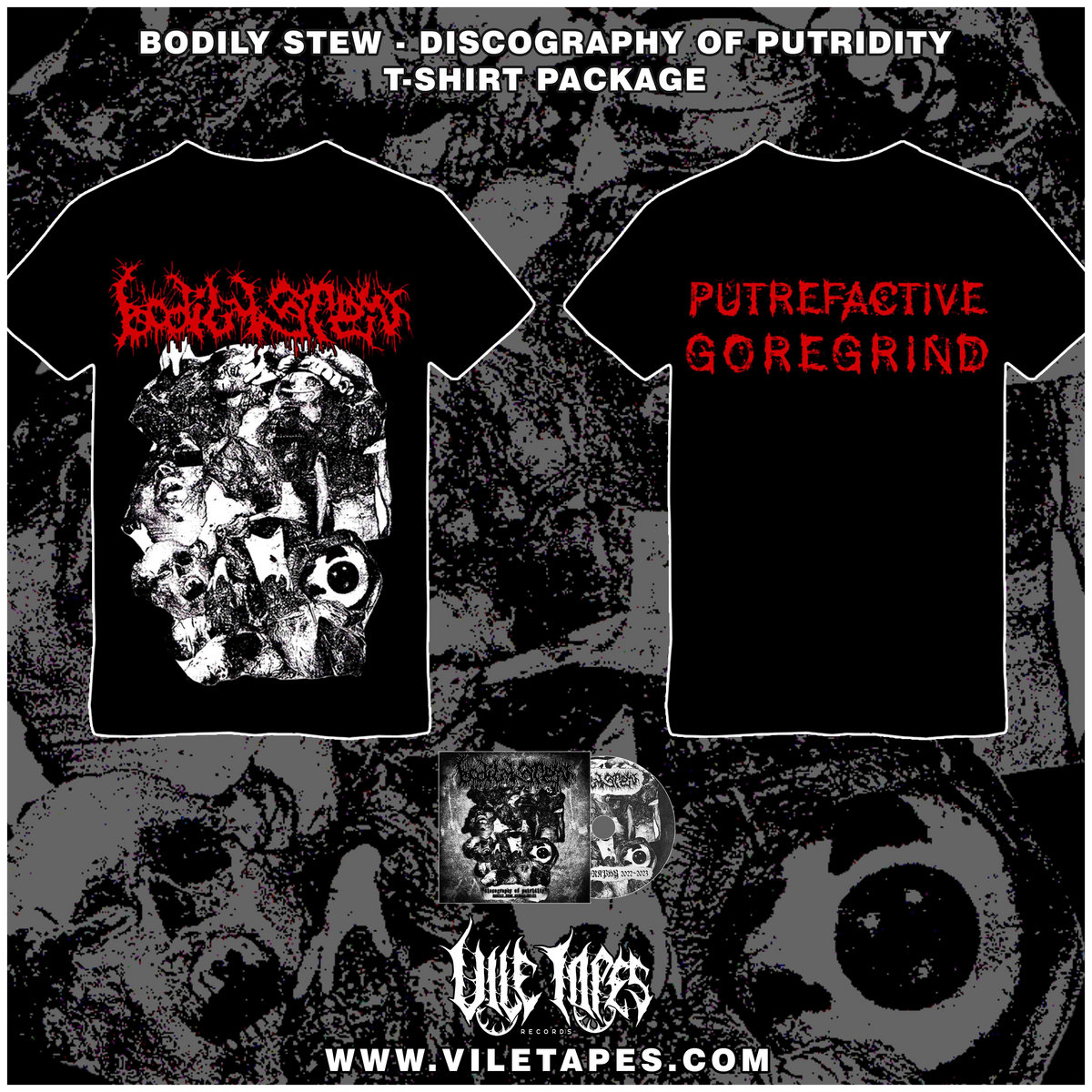 DISCOGRAPHY OF PUTRIDITY (20222023) BODILY STEW Vile Tapes Records